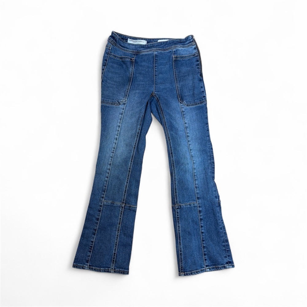 Pilcro and the Letterpress Flare Leg Denim Jeans